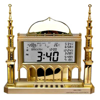 Quemex azan clock 850 full automatic every single minute change ساعة الاذان الاوتوماتيكية - خمسة اصوات للاذان - الف مدينة
